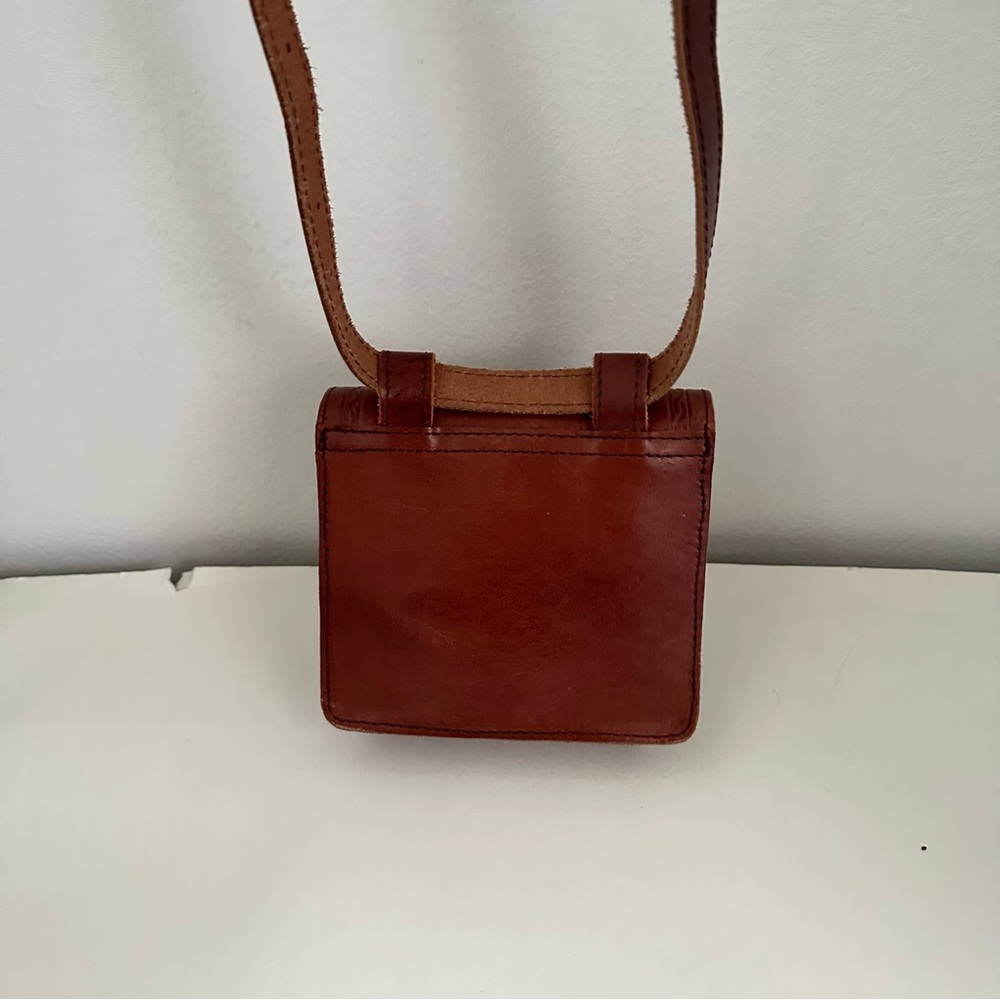 Zara Brown Leather Belt Bag - Picture 6 of 11